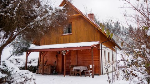 Chatka Zagroń. Dom na wyłączność z dala od zgiełku miasta. Widok na góry.  - Sylwester