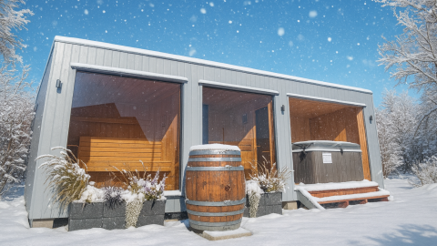 Nadmorska Oaza domki nad morzem - Święta Sylwester Sauna Jakuzzi - Sylwester