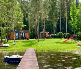 Makosieje Resort-15 m od jeziora,ogrzewanie,prywatna plaża,wi-fi