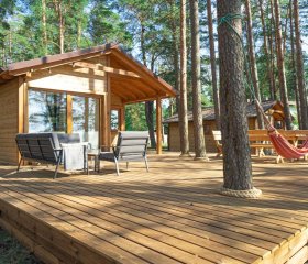 Słoneczny Domek Borsk nr 2 i 15 - nad samym jeziorem w pierwszej linii