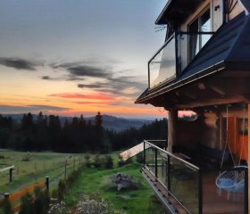 Góralski domek z bali SAŁAS