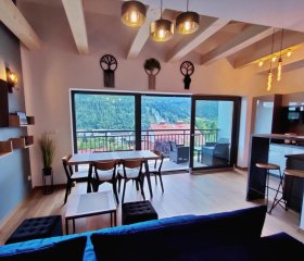 Szczyrkowskie SKI&FUN 14 z widokiem na góry Sauna, jacuzzi w cenie pobytu