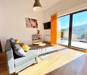 APARTAMENT SKANDYNAWSKI 2-poziomowy SAUNA JACUZZI