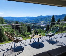 Apartament widokowy z tarasem Bukowa Wisła