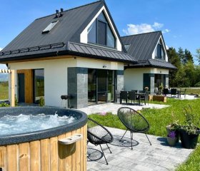 Białka i Skałka domki z jacuzzi i widokiem na góry - jacuzzi and mountain view