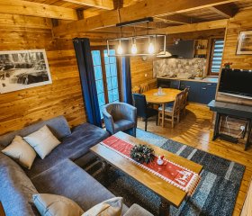 Chatka Wald - Przytulny dom z kominkiem i dużym ogrodem | Góry (8 os.)