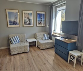 Apartament z widokiem na morze | 30 metrów do plaży, 300 metrów od Molo