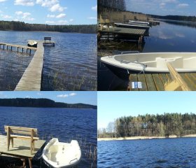 Domki - Łódka z Silnikiem Gratis