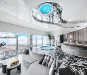 Apartamenty Sky Tower z Jakuzzi Przy Oknie