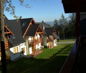 Domek przy stoku narciarskim