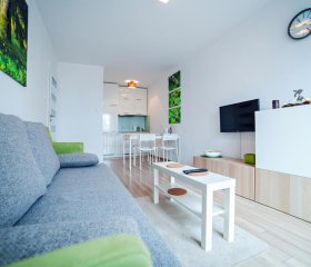 Apartament Mięta- balkon, cisza,szum strumyka, internet.