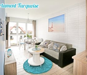 Wspaniały apartament 9 minut od plaży