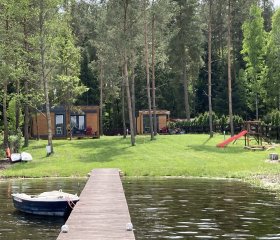 Makosieje Resort-15 m od jeziora,ogrzewanie,prywatna plaża,wi-fi
