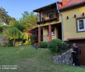 Domek letniskowy nad jeziorem Ołów