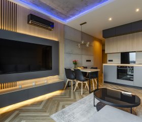 SKY Home-Wood Penthouse-Manufaktura, Parking, Klimatyzacja, Dostęp na Kod 
