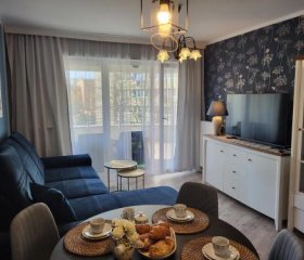 Sun Towers EXspanse apartament 3 pokoje z parkingiem i tarasem