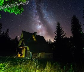 Prawdziwy domek w górach