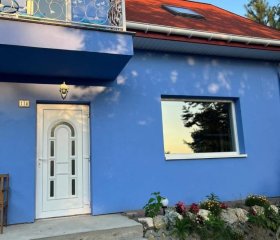 Blue cottage near Krakow