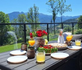 Domki Widokowe Wooden Luxury Chalet with Private Jacuzzi