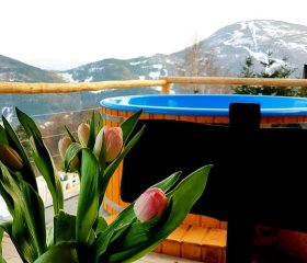 Widokówka - dom na wyłączność z pięknym widokiem i balią