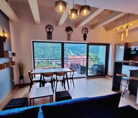 Szczyrkowskie SKI&FUN 14 z widokiem na góry Sauna, jacuzzi w cenie pobytu