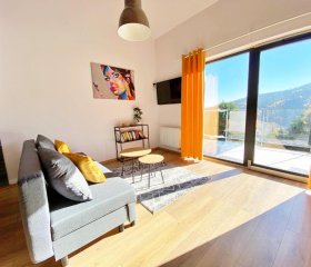 APARTAMENT SKANDYNAWSKI 2-poziomowy SAUNA JACUZZI