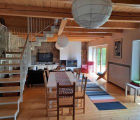 Przystanek Klimczok -przytulny dom na wyłączność z balią i pięknym widokiem na góry