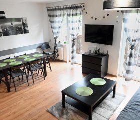 Szklarska Poręba dwupoziomowy, duży apartament z garażem i sauną