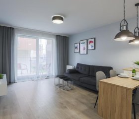 Apartament Gdańsk blisko Starego Miasta z widokiem na Marine
