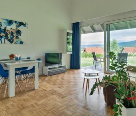 Domek Ale Fajnie - taras z widokiem na góry