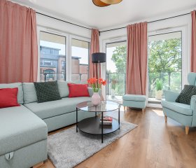 Luxury apart for family next to Księży Młyn