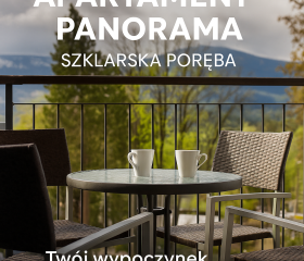 Apartament Panorama z widokiem na góry