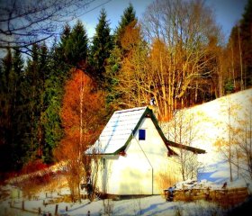 Dziewięćsił-domek w górach