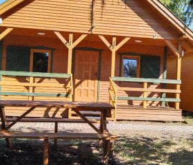 Domek drewniany nad morzem całoroczny