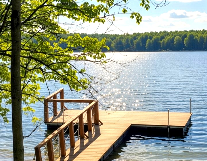 Wiedźmi zakątek nad jeziorem, z dojściem do jeziora