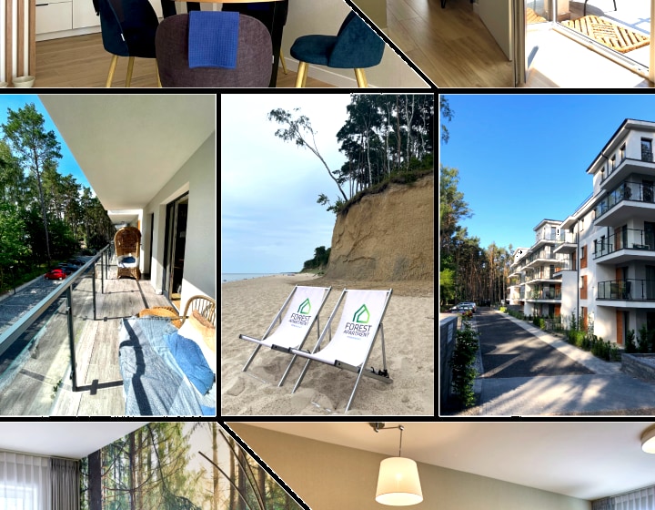 Forest Apartment Komfort blisko morza. Basen na wyciągnięcie ręki.