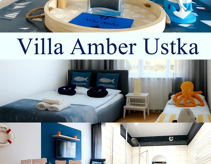 VILLA AMBER USTKA - pokoje z osobnym wejściem