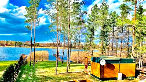 Makosieje Resort-20m od jeziora,ogrzewanie,wi-fi