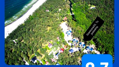 Nowe kameralne Apartamenty Graniczna2G Niechorze - sosnowy las i bardzo blisko plaży