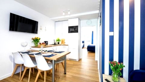 APARTAMENT 8B BLUE MARINE Poddąbie Basen Odkryty Brodziki Plac Zabaw
