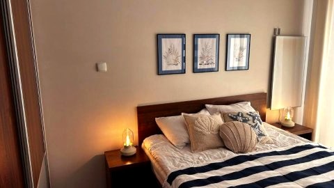 Morska Ballada apartament 43m2 przy morzu, garaż, basen, sauny
