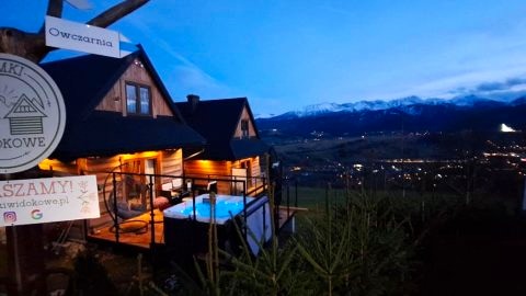 Domki Widokowe Wooden Luxury Chalet with Private Jacuzzi