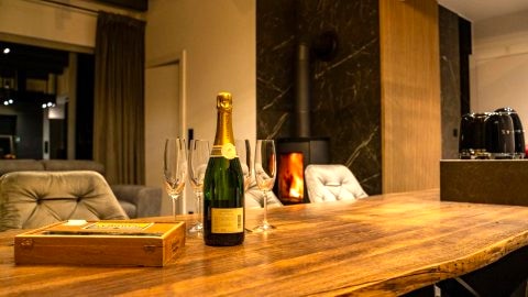 Ekskluzywny Apartament z prywatną sauną Jodłowa 12 widok na Skrzyczne