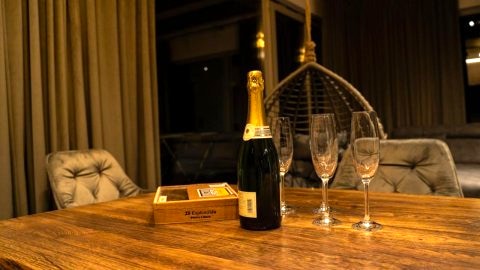 Ekskluzywny Apartament z prywatną sauną Jodłowa 12 widok na Skrzyczne