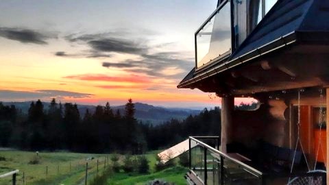 Góralski domek z bali SAŁAS