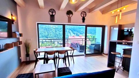 Szczyrkowskie SKI&FUN 14 z widokiem na góry Sauna, jacuzzi w cenie pobytu