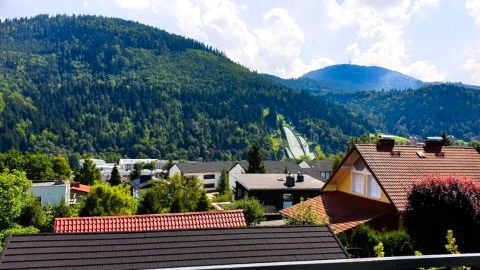 Beskid Apartment z widokiem na góry sauna, jacuzzi