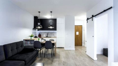 Apartament Gdańsk blisko Starego Miasta z widokiem na Marine