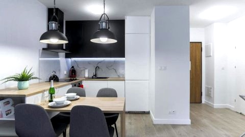 Apartament Gdańsk blisko Starego Miasta z widokiem na Marine
