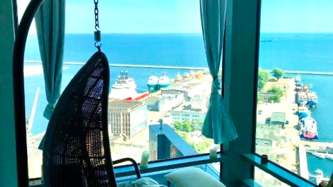 SEA TOWERS PENTHOUSE 28-29 Two-Floors Sea View Panoramic Terrace 110m2 Jacuzzi